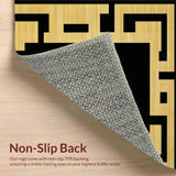 Elegant Black and White Medallion(Beige)