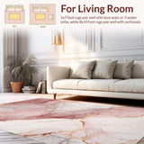 Contemporary Fluid Design with Gold(Pink)