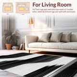 Abstract Monochrome Geometric Aesthetic(Black)
