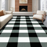 Chic Rustic Checkerboard Style(Black)