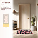 Bold Contemporary Petal Inspired(Black)
