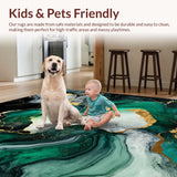 Artful Emerald and Black Contrast(Black)