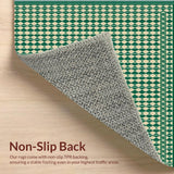 Contemporary Geometric Green Tones(Beige)