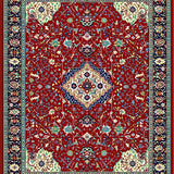 Sophisticated Floral Patchwork Arrangement(Red)