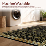 Luxurious Gold Vintage Floral Style(Black)