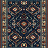 Whimsical Colorful Diamond Layout(Blue)