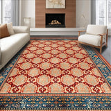 Artful Abstract Geometric Motif(Red)