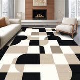 Abstract Geometric Reversible Area for Modern Spaces(Beige)