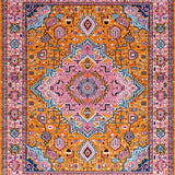 Artful Warm Tones Symmetrical Layout(Orange)