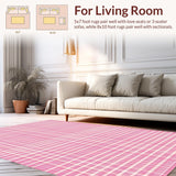 Artful Plush Abstract Layering(Pink)