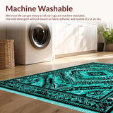 Sophisticated Earth Tone Geometric(Blue)