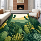 Vibrant Tropical Cactus Aesthetic(Green)
