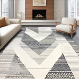 Contemporary Minimalist Herringbone Texture(Gray)