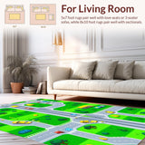 Vibrant Cityscape Playful(Green)