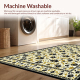 Stylish Black Floral Embellishment(Beige)