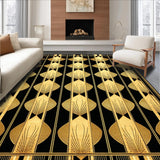 Chic Lattice Style in Black Gold(Gold)