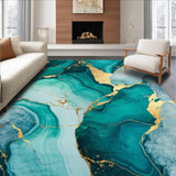 Contemporary Fluid Abstract Design(Blue)