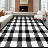 Chic Rustic Buffalo Plaid Aesthetic(Black)
