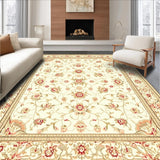 Vintage Inspired Round Floral Motifs(Beige)