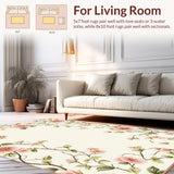 Lush Greenery Abstract Print(Pink)