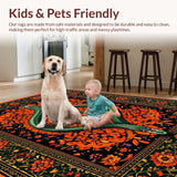 Transitional Floral Snake Decor(Red)