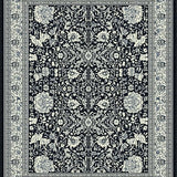 Minimalist Black Floral Texture(Black)
