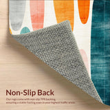 Tropical Surf Dream Featuring Abstract Boards and Sunset Gradient(Beige)