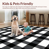 Elegant Black and White Checkerboard(Black)