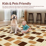 Abstract Earthy Cookie Motif(Beige)