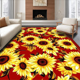 Contemporary Floral Whimsy Touch(Red)
