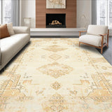 Modern Neutral With Distressed Antique Inspired(Beige)
