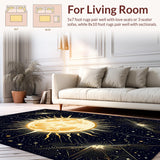 Celestial Black Vintage Aesthetic(Gold)