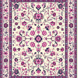 Vibrant Pastel Floral Embellishments(Beige)