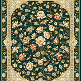 Stylish Antique Floral Medallion Theme(Black)