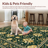 Luxurious Green Tiled Motif(Green)