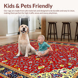 Artful Vintage Floral Display(Red)