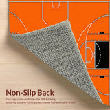 Fun Youthful Sports Enthusiast Decor(Orange)