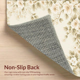 Chic Beige Area Featuring Lush Floral Design Elements(Beige)