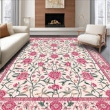 Vibrant Floral Botanical Aesthetics(Beige)