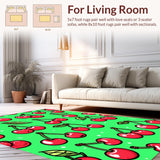 Lively Pastel Fruit Imagery(Green)