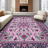 Chic Earthy Tones Floral Motif(Pink)