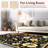 Transitional Gold Floral Arrangement(Black)