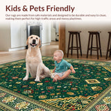 Eclectic Earthy Embroidered Motif(Green)