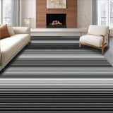 Sleek Modernist Monochrome Waves(Black)