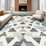 Geometric Boho Cream and Grey(Beige)