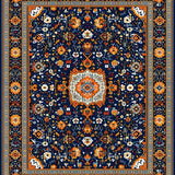 Artful Octagon Geometric Arrangement(Blue)