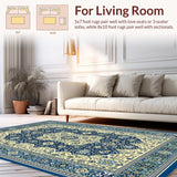 Elegant Beige Geometric Arrangement(Blue)