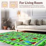 Playful Cityscape Road Design(Green)