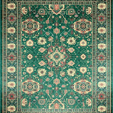 Artful Whimsical Diamond Layout(Green)