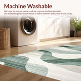 Chic Cream Sage Abstract Motif(Gray)